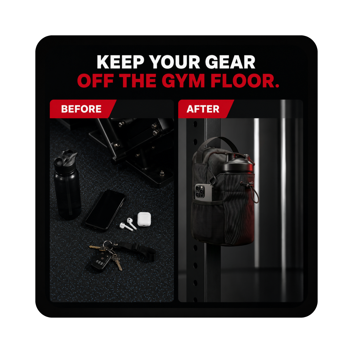 BEMOR, the bag for an organized gym